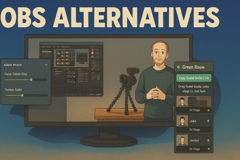 Top 3 Free OBS Alternatives in 2025 for Live Streaming