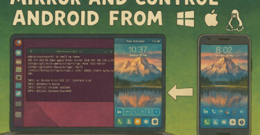 Best Software to Mirror and Control Android from PC or Mac Using Scrcpy