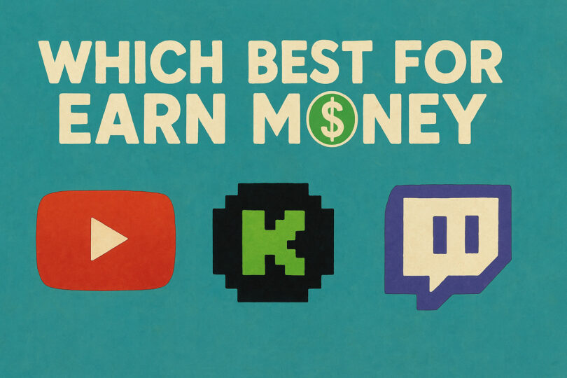 Best Platforms to Earn Money from Live Streaming: YouTube vs Twitch vs Kick
